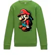 Детский Свитшот Super Mario Лаймовый Детский Свитшот Super Mario Лаймовый фото
