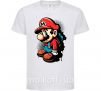 Детская футболка Super Mario Белый фото