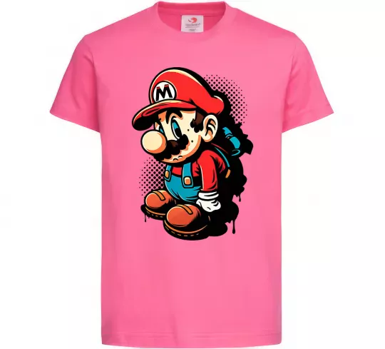 Дитяча футболка Super Mario Яскраво-рожевий фото