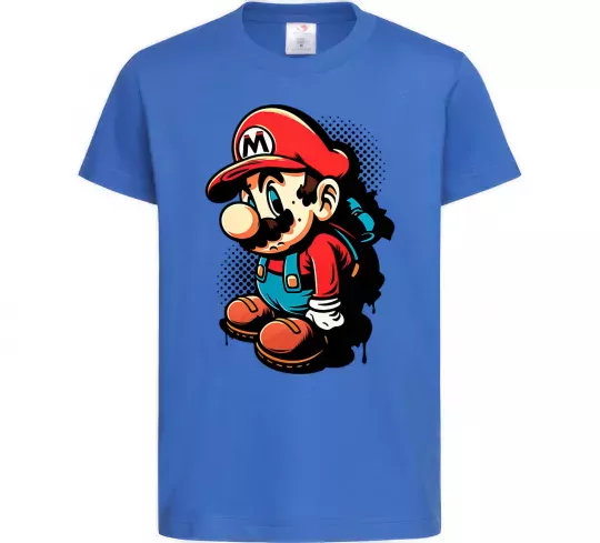 Дитяча футболка Super Mario Яскраво-синій фото
