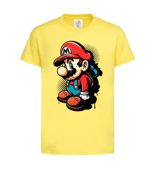 Дитяча футболка Super Mario Лимонний фото