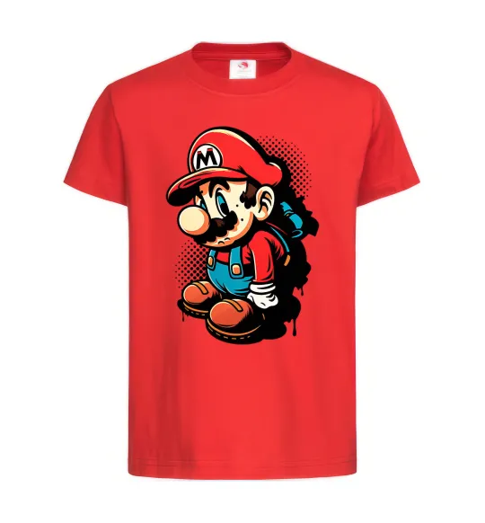 Дитяча футболка Super Mario Червоний фото