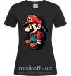 Женская футболка Super Mario Черный фото