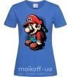 Женская футболка Super Mario Ярко-синий фото