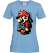 Женская футболка Super Mario Голубой Женская футболка Super Mario Голубой фото