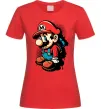 Женская футболка Super Mario Красный Женская футболка Super Mario Красный фото