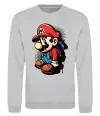 Свитшот Super Mario Серый меланж фото