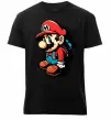 Чоловіча преміум футболка Super Mario Чорний фото