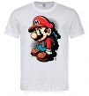 Мужская футболка Super Mario Белый фото