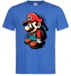 Мужская футболка Super Mario Ярко-синий фото