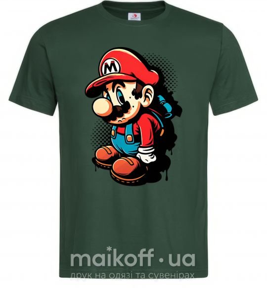 Мужская футболка Super Mario Темно-зеленый фото