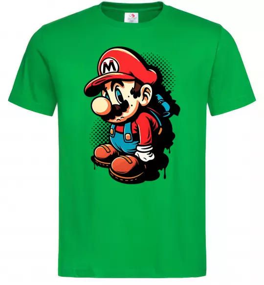 Мужская футболка Super Mario Зеленый фото