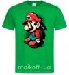 Чоловіча футболка Super Mario Зелений фото