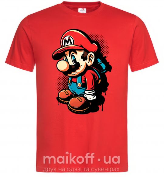 Мужская футболка Super Mario Красный фото
