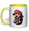 Чашка с цветной ручкой Super Mario Лимонный фото