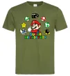 Чоловіча футболка Super birthday boy Оливковий фото