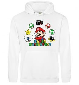Мужская толстовка (худи) Super birthday boy