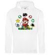 Чоловіча толстовка (худі) Super birthday boy Білий фото