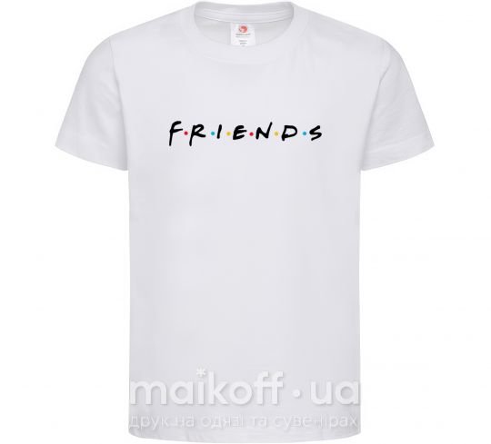 Дитяча футболка Friends logo Білий фото