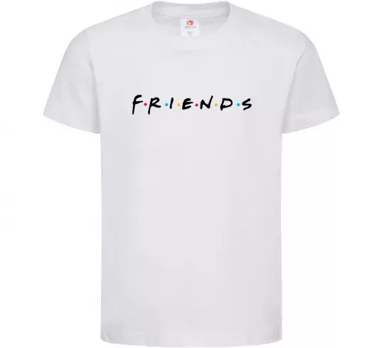 Дитяча футболка Friends logo Білий фото