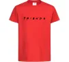 Дитяча футболка Friends logo Червоний фото
