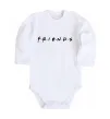 Детский боди Friends logo Белый фото