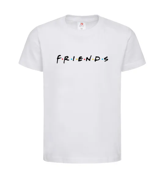 Детская футболка Friends logo Белый фото