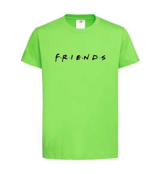 Детская футболка Friends logo Лаймовый фото