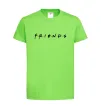 Детская футболка Friends logo Лаймовый фото