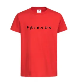 Детская футболка Friends logo Красный фото