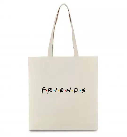 Эко-сумка Friends logo Бежевый фото