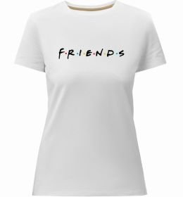 Женская премиум футболка Friends logo
