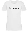 Жіноча футболка Friends logo Білий фото