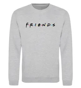 Світшот Friends logo Сірий меланж фото