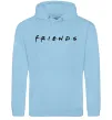 Чоловіча толстовка (худі) Friends logo Блакитний фото