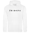 Женская толстовка (худи) Friends logo Белый фото