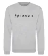 Свитшот Friends logo Серый меланж фото