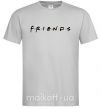 Чоловіча футболка Friends logo Сірий фото