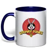 Чашка с цветной ручкой Looney Tunes Глубокий темно-синий фото