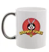 Чашка с цветной ручкой Looney Tunes Серебро фото