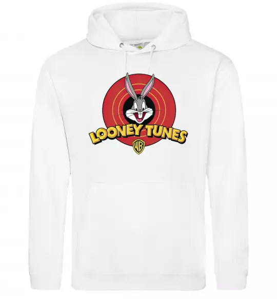 Мужская толстовка (худи) Looney Tunes Белый фото