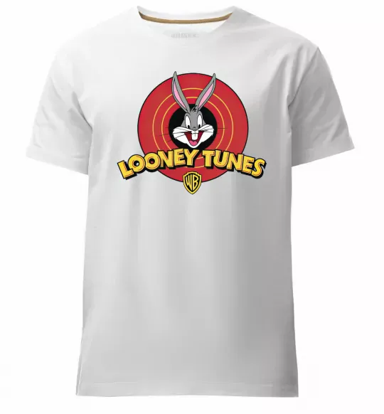 Чоловіча преміум футболка Looney Tunes Білий фото