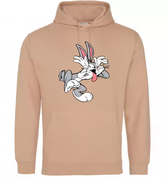 Чоловіча толстовка (худі) Bugs Bunny Пісочний фото