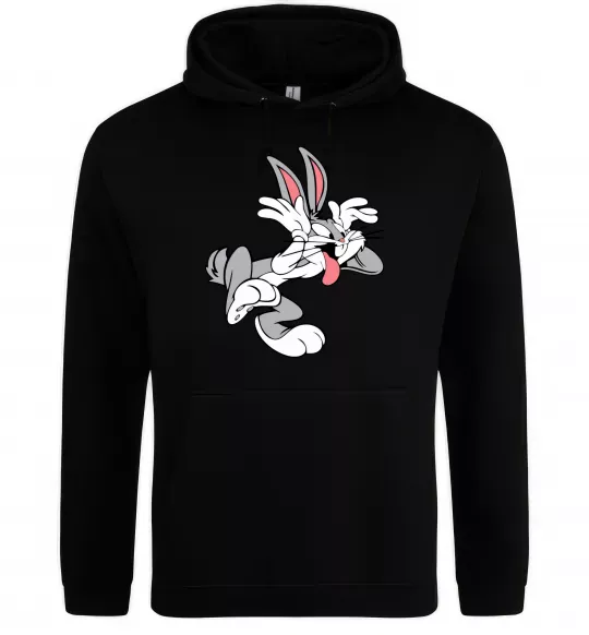 Жіноча толстовка (худі) Bugs Bunny Чорний фото
