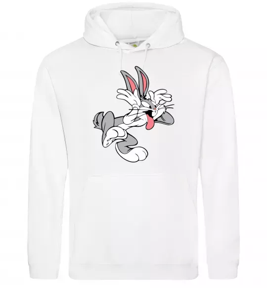 Жіноча толстовка (худі) Bugs Bunny Білий фото