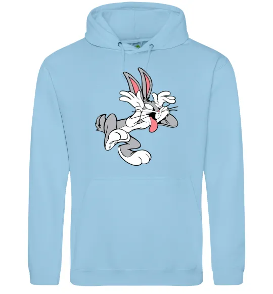 Жіноча толстовка (худі) Bugs Bunny Блакитний фото