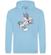 Жіноча толстовка (худі) Bugs Bunny Блакитний фото