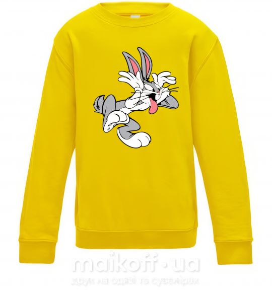Детский Свитшот Bugs Bunny Солнечно желтый фото