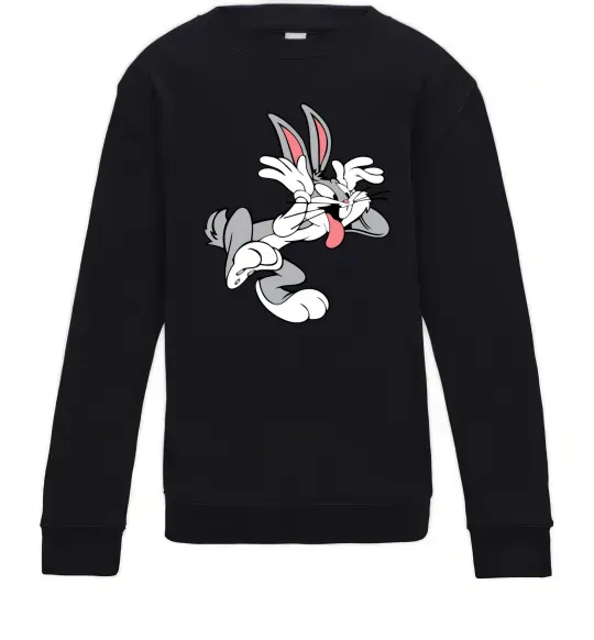 Дитячий світшот Bugs Bunny Чорний фото