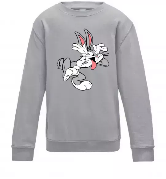 Дитячий світшот Bugs Bunny Сірий меланж фото